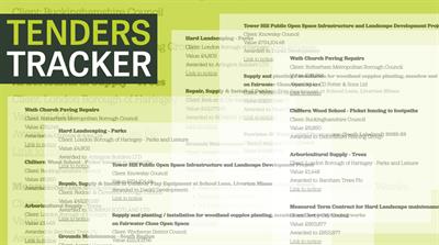 Tenders tracker logo design